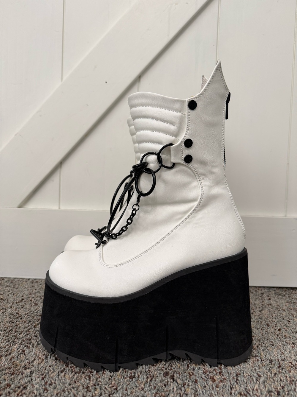 *FLAWED* Demonia Kera-130 Platform Calf High Boots